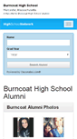 Mobile Screenshot of burncoathighschool.org