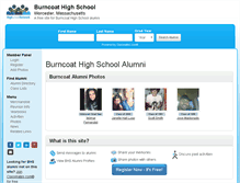 Tablet Screenshot of burncoathighschool.org